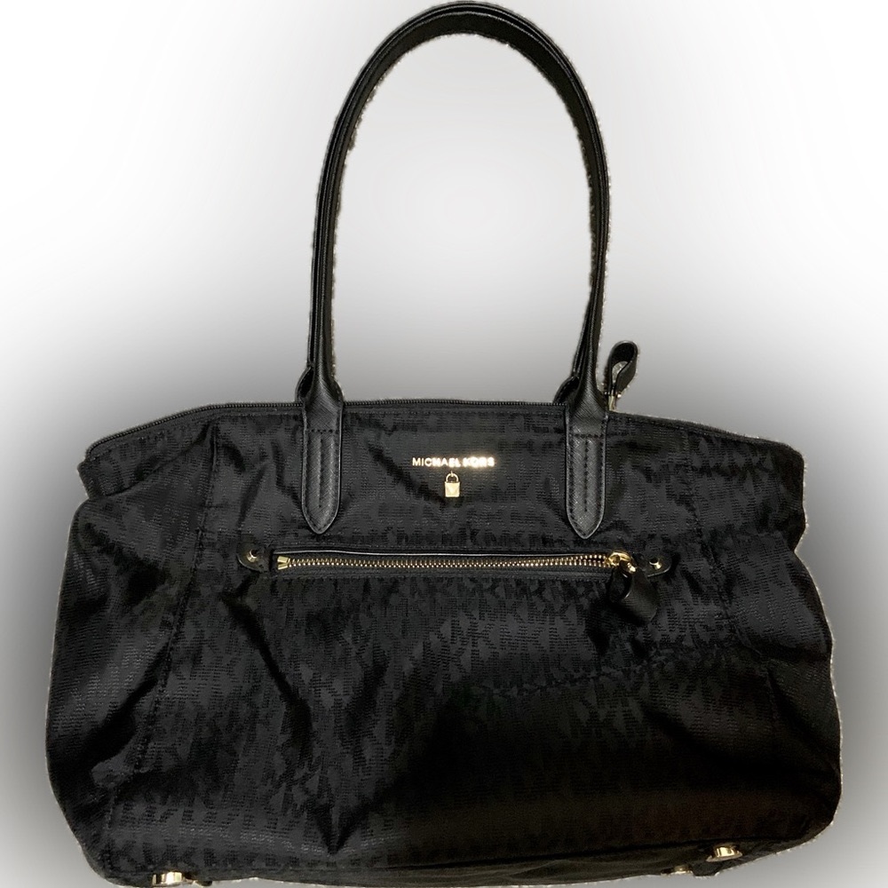 Michael Kors Handbag black MK Monogram Logo